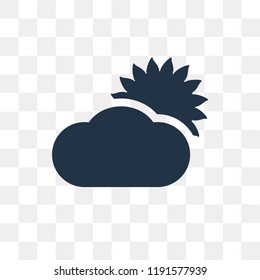 Sun vector icon isolated on transparent background, Sun transparency concept can be used web and mobile