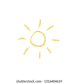 Sun vector icon. Sun line vector icon