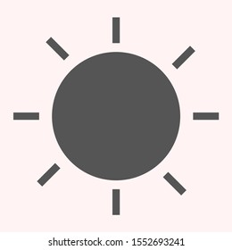 Sun Vector icon . Lorem Ipsum Illustration design