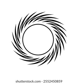 Sun vector icon. Summer illustration sign. hot symbol or logo.