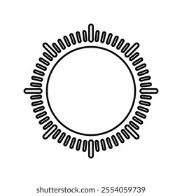 Sun vector icon. Summer illustration sign. hot symbol or logo.