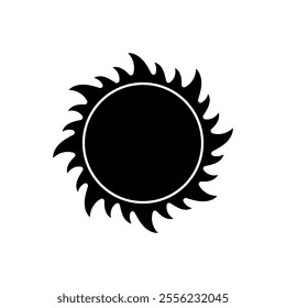 Sun vector icon. Summer illustration sign. hot symbol or logo.