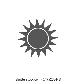 Sun vector icon. Weather icon. Vector illustration for web design