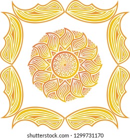 Sun. Vector illustration