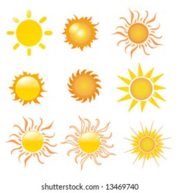 Sun vector illustration