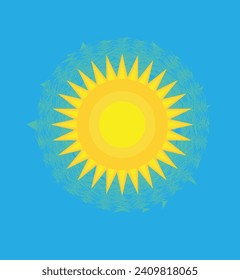 Sun vector illustration, sun vector