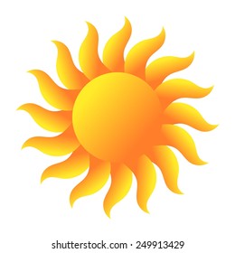 Sun. Vector illustration