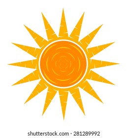 Sun. Vector illustration