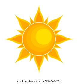 Sun. Vector illustration