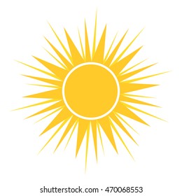 Sun. Vector illustration