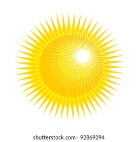 Sun. Vector illustration