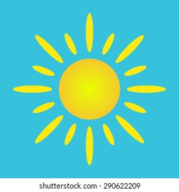 Sun. Vector illustration. Eps 10