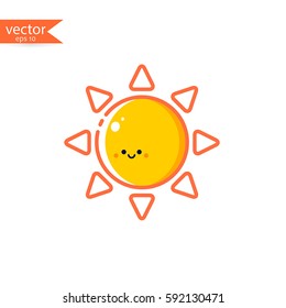 Sun. Vector, illustration, eps10.
