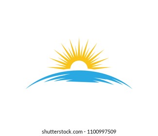 Sun Vector illustration Icon Logo Template design