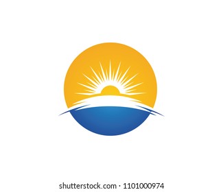 Sun Vector illustration Icon Logo Template