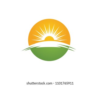 Sun Vector illustration Icon Logo Template design