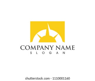 Sun Vector illustration Icon Logo Template design