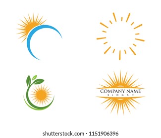 Sun Vector illustration Icon Logo Template design