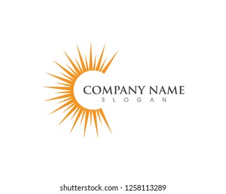 Sun Vector illustration Icon Logo Template design