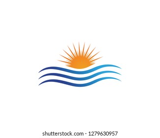 Sun Vector illustration Icon Logo Template design - Vector