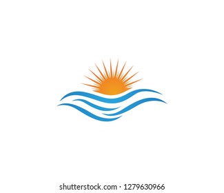 Sun Vector illustration Icon Logo Template design - Vector
