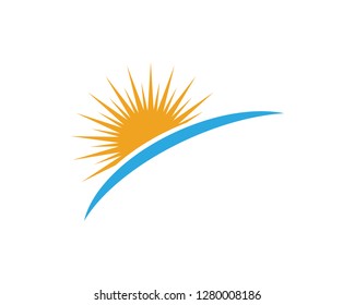 Sun Vector illustration Icon Logo Template design
