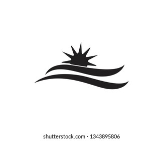 Sun Vector illustration Icon Logo Template design