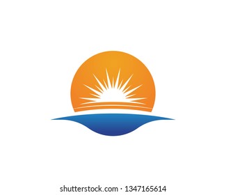 Sun Vector illustration Icon Logo Template design