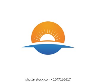 Sun Vector illustration Icon Logo Template design