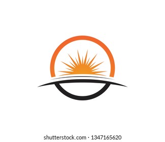 Sun Vector illustration Icon Logo Template design