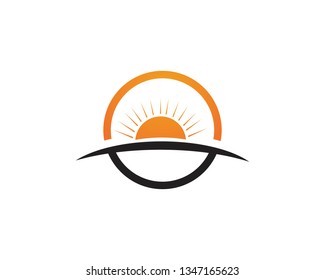 Sun Vector illustration Icon Logo Template design