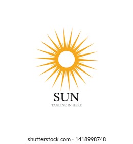 Sun Vector illustration Icon Logo Template design