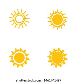 Sun Vector illustration Icon Logo Template design