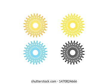 Sun Vector illustration Icon Logo Template design