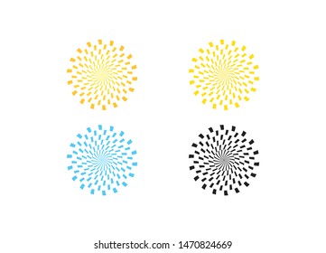 Sun Vector illustration Icon Logo Template design