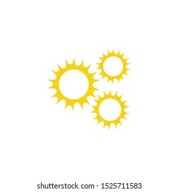 Sun Vector illustration Icon Logo Template design
