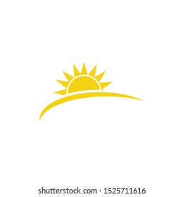 Sun Vector illustration Icon Logo Template design - Shutterstock ID 1525711616