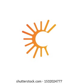 Sun Vector illustration Icon Logo Template design