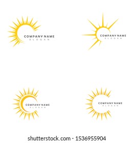 Sun Vector illustration Icon Logo Template design