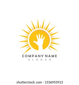 Sun Vector illustration Icon Logo Template design