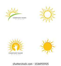 Sun Vector illustration Icon Logo Template design