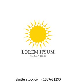 Sun Vector illustration Icon Logo Template design
