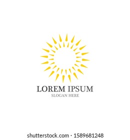 Sun Vector illustration Icon Logo Template design