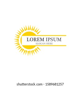 Sun Vector illustration Icon Logo Template design