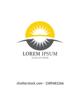 Sun Vector illustration Icon Logo Template design