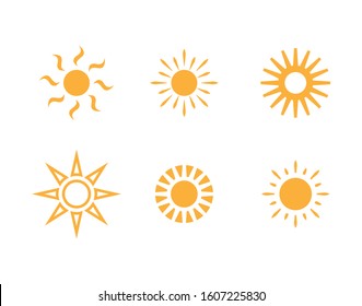 Sun Vector illustration Icon Logo Template design