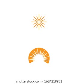 Sun Vector illustration Icon Logo Template design