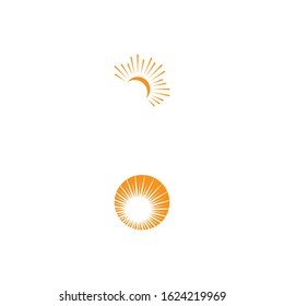 Sun Vector illustration Icon Logo Template design