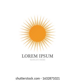 Sun Vector illustration Icon Logo Template design