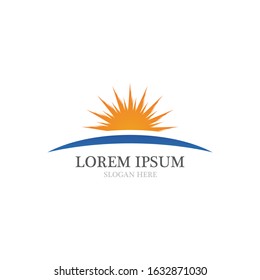 Sun Vector illustration Icon Logo Template design